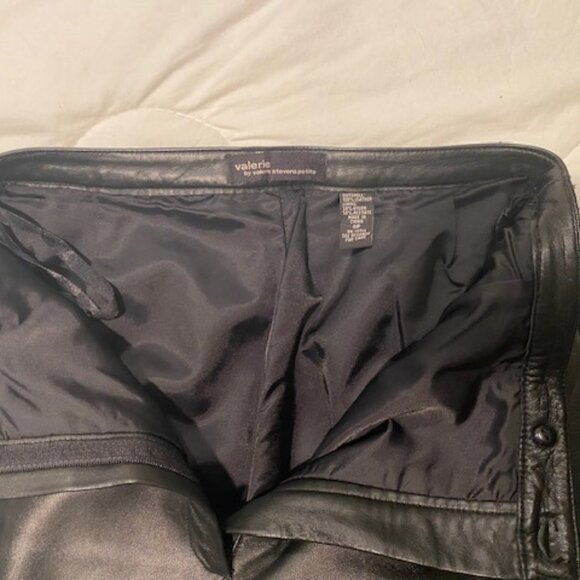 Valerie by Valerie Stevens WOMEN'S 100% leather pants - Picture 4 of 6